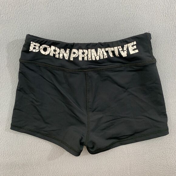 Born Primitive Women Snatch Shorts Size Medium Black Padded - Picture 10 of 12